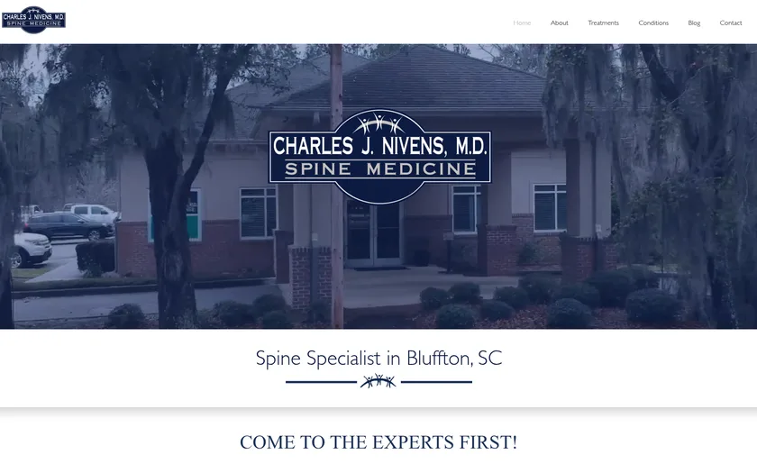 Website built by HHB for Nivens Spine Medicine